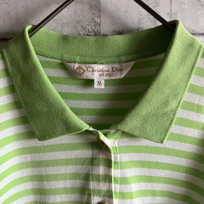 Christian Dior border polo shirt | Vintage.City 古着屋、古着コーデ情報を発信