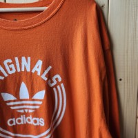 adidas　アディダス　でかロゴ　Tシャツ　オレンジ | Vintage.City 빈티지숍, 빈티지 코디 정보