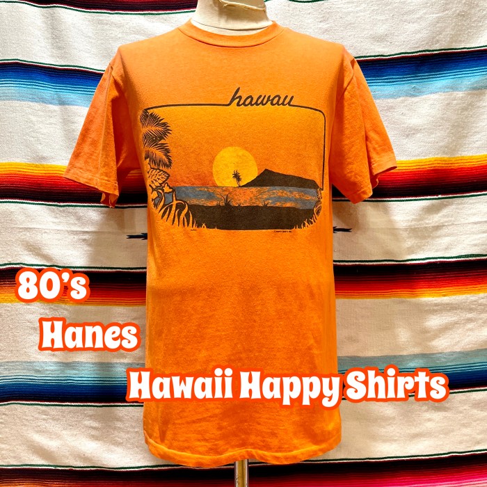 hanes hawaii 80s ©︎HAPPY SHIRTS サーフTシャツ-