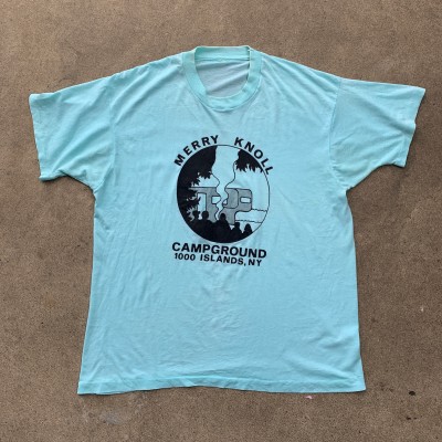Merry Knoll キャンプ場Tシャツ | Vintage.City 古着屋、古着コーデ情報を発信