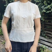50's mini flower blouse | Vintage.City 빈티지숍, 빈티지 코디 정보