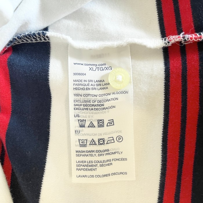 【美品】Tommy Hilfiger トミーヒルヒィガー　ポロシャツ　半袖　刺繍　ホワイト　XL | Vintage.City 古着屋、古着コーデ情報を発信