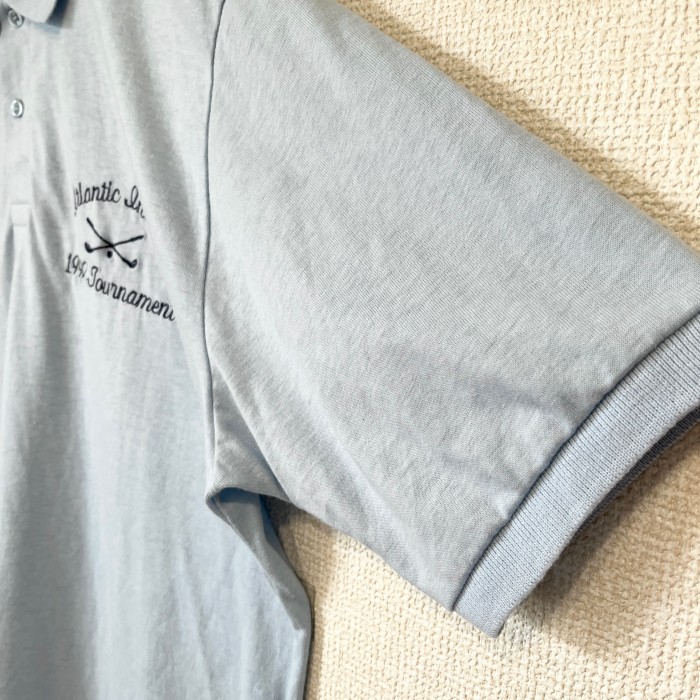️ 【美品】90's CRYSTAL SPRINGS クリスタルスプリングス　ポロシャツ　半袖　ホワイトブルー　USA　XL | Vintage.City 빈티지숍, 빈티지 코디 정보