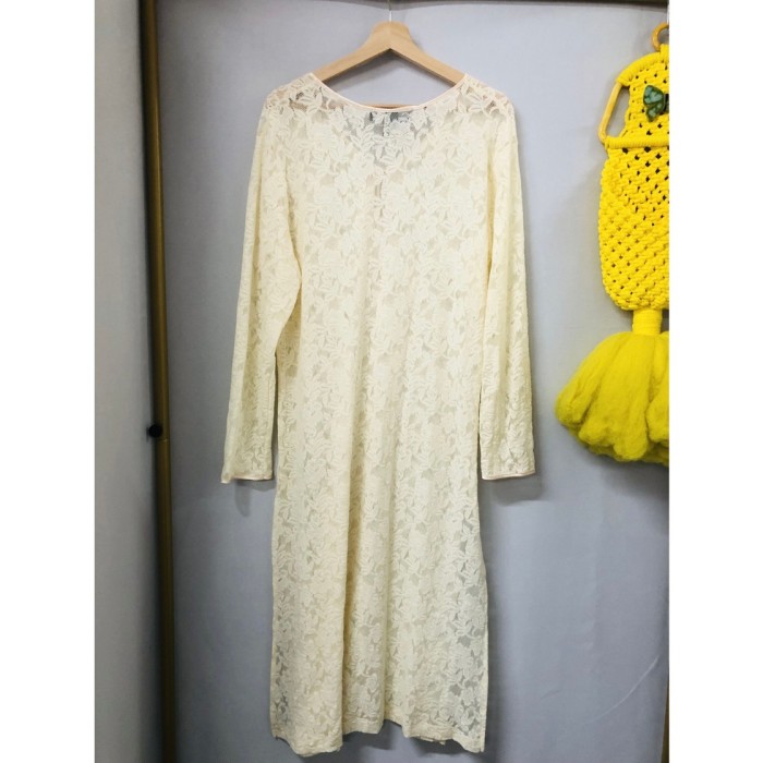 90s Ivory lace dress | Vintage.City 빈티지숍, 빈티지 코디 정보