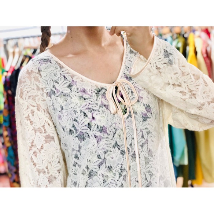 90s Ivory lace dress | Vintage.City Vintage Shops, Vintage Fashion Trends