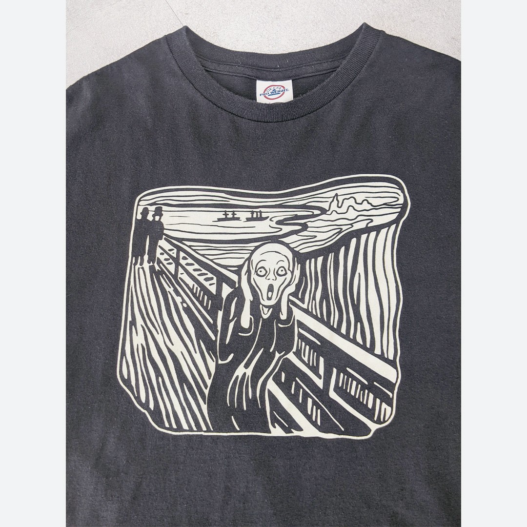 ムンクの叫び アートTシャツ L FRUIT OF THE LOOM90年代