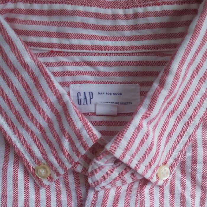 GAP ピンクストライプシャツ | Vintage.City 古着屋、古着コーデ情報を発信