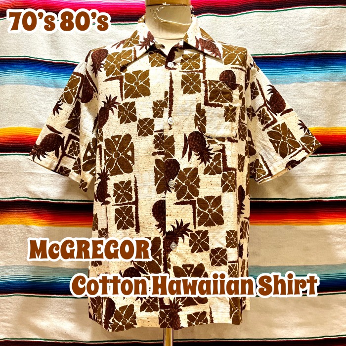 70's 80's McGREGOR パイナップル柄 ハワイアンシャツ | Vintage.City