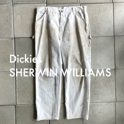 【 DICKIES SHERWIN WILLIAMS Painted Painter Pants 】size- 36 ディッキーズ ペイント ペインター パンツ ホワイト 白 | Vintage.City 古着屋、古着コーデ情報を発信