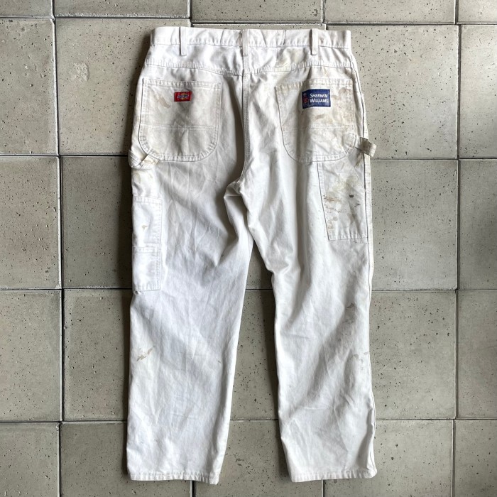 【 DICKIES SHERWIN WILLIAMS Painted Painter Pants 】size- 36 ディッキーズ ペイント ペインター パンツ ホワイト 白 | Vintage.City 古着屋、古着コーデ情報を発信