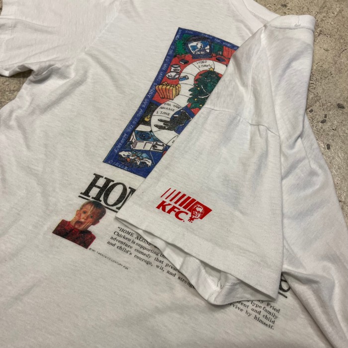 230628⑩ 90's KFC × HOME ALONE MOVIE Tシャツ | Vintage.City 古着屋、古着コーデ情報を発信
