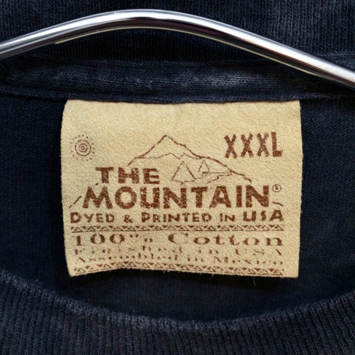 【"90's THE MOUNTAIN" dragon print black tie-dye big tee】 | Vintage.City 古着屋、古着コーデ情報を発信