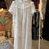white see-through one-piece | Vintage.City 古着屋、古着コーデ情報を発信