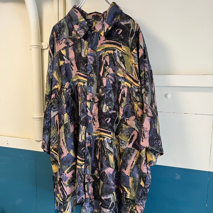 silk patterned shirt | Vintage.City 빈티지숍, 빈티지 코디 정보