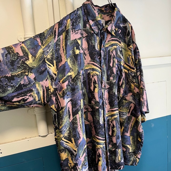 silk patterned shirt | Vintage.City 古着屋、古着コーデ情報を発信