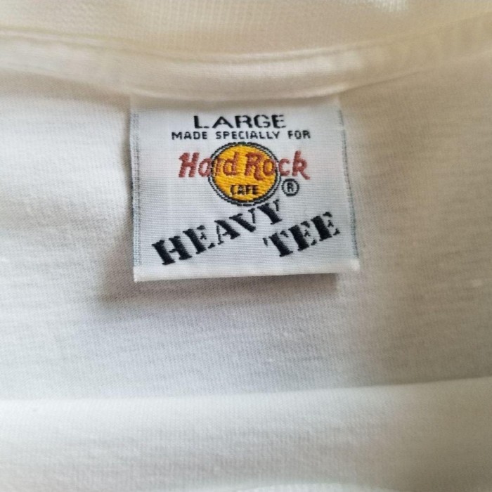 Hard Rock CAFE Paris ハードロックカフェ　パリ　両面デザインTシャツ　白　サイズL | Vintage.City 古着屋、古着コーデ情報を発信