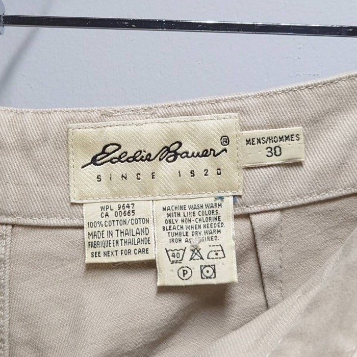 90’s Eddie Bauer 白タグ コットン ツイル ベイカー ショーツ | Vintage.City 古着屋、古着コーデ情報を発信