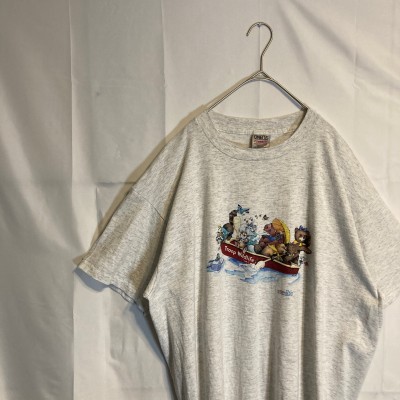 90‘s USA製　Tシャツ　ビンテージ　プリント 霜降り　ホワイト | Vintage.City 빈티지숍, 빈티지 코디 정보