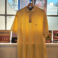 TOMMY HILFIGER　ビッグサイズ　ポロシャツ　　黄色　L～XL | Vintage.City 빈티지숍, 빈티지 코디 정보