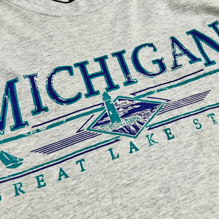 90s VINTAGE "Michigan" T-shirt 袖リバーシブル XL USA製 | Vintage.City 빈티지숍, 빈티지 코디 정보