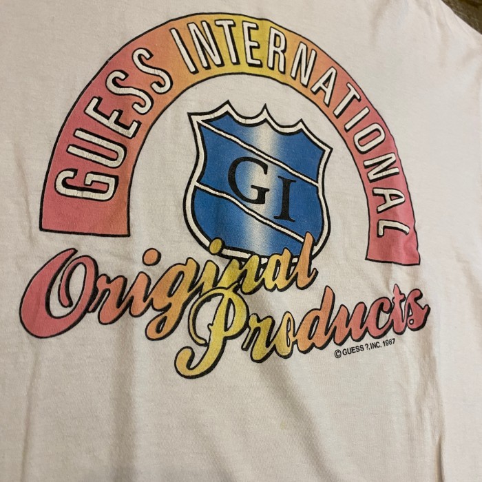 ビンテージ 80年代 ゲス Tシャツ OSFA ホワイト | Vintage.City 古着屋、古着コーデ情報を発信
