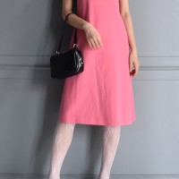 BRAND VINTAGE  Salvatore Ferragamo Dress/Pink | Vintage.City 빈티지숍, 빈티지 코디 정보