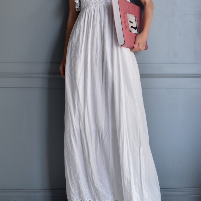 USED&VINTAGE  Dress/White #4604 | Vintage.City 古着屋、古着コーデ情報を発信