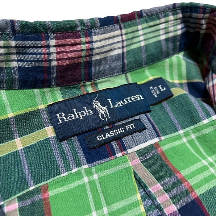 【Ralph Lauren】ラルフローレン マドラスチェックシャツ MADE IN INDIA | Vintage.City 빈티지숍, 빈티지 코디 정보