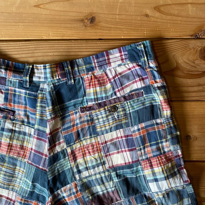 J.CREW patchwork shorts | Vintage.City 빈티지숍, 빈티지 코디 정보