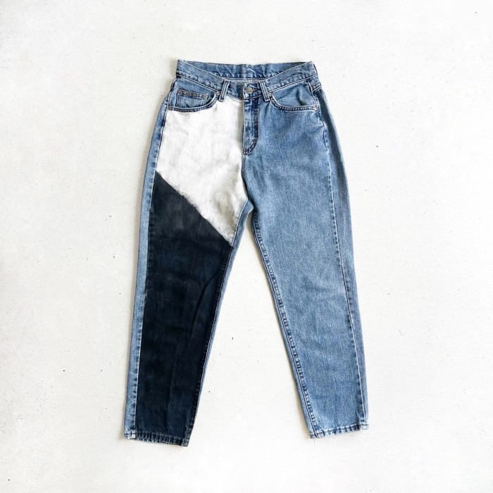 1990s Lee Painted Remake Slimfit Denim Pants | Vintage.City 빈티지숍, 빈티지 코디 정보
