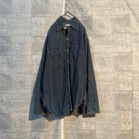 90s post overalls design shirt | Vintage.City 빈티지숍, 빈티지 코디 정보