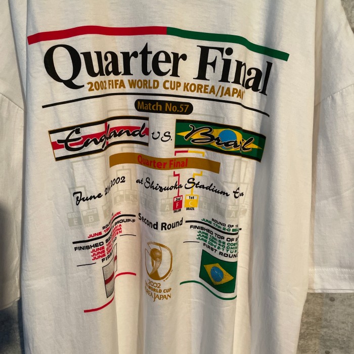 WORLD CUP 2004 graphicT dead stock | Vintage.City 古着屋、古着コーデ情報を発信