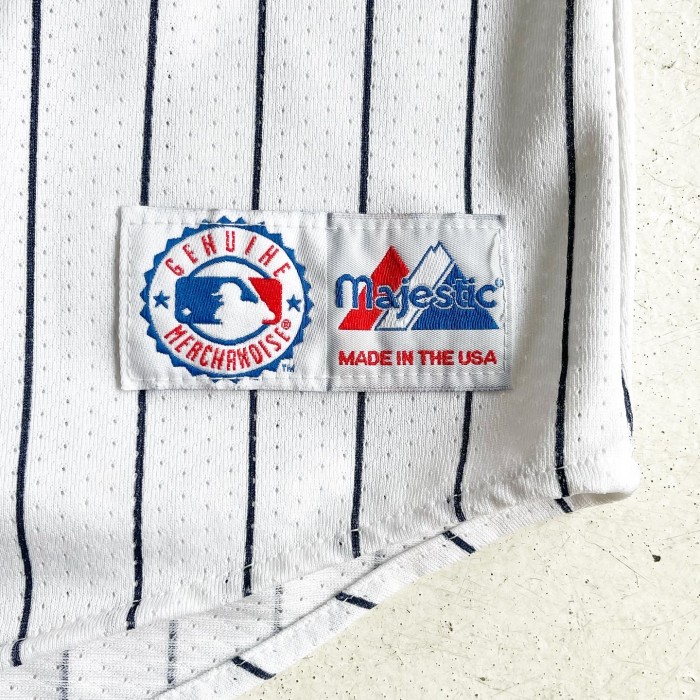 1990s MLB New York YANKEES Baseball shirt Majestic MADE IN USA 【XL】 | Vintage.City 古着屋、古着コーデ情報を発信