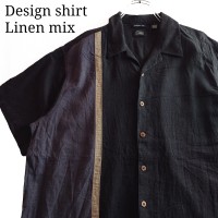 【生地感抜群】Hagger オープンカラーシャツ 切り替えデザイン 開襟 黒 | Vintage.City 古着屋、古着コーデ情報を発信