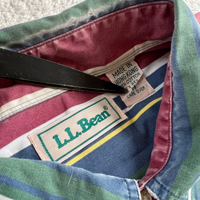 L.L.Bean エルエルビーン 80s ヴィンテージ ボーダー 半袖 シャツ | Vintage.City 古着屋、古着コーデ情報を発信
