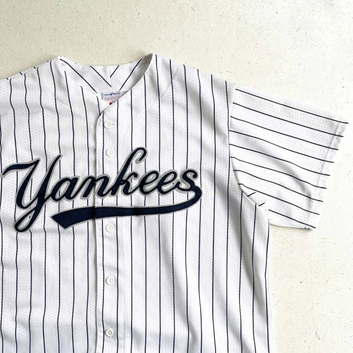 1990s MLB New York YANKEES Baseball shirt Majestic MADE IN USA 【XL】 | Vintage.City 빈티지숍, 빈티지 코디 정보