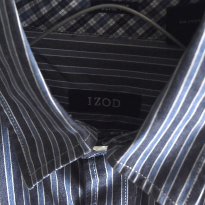 IZOD（アイゾッド） ワンポイント ストライプシャツ | Vintage.City 빈티지숍, 빈티지 코디 정보