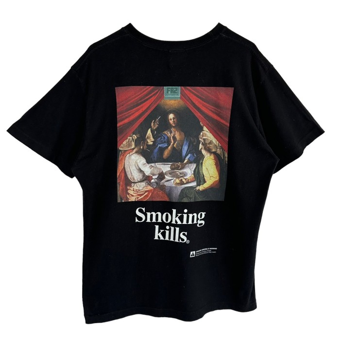 FR2 エフアールツー Tシャツ バックロゴ ワンポイントロゴ 絵画 最後の 
