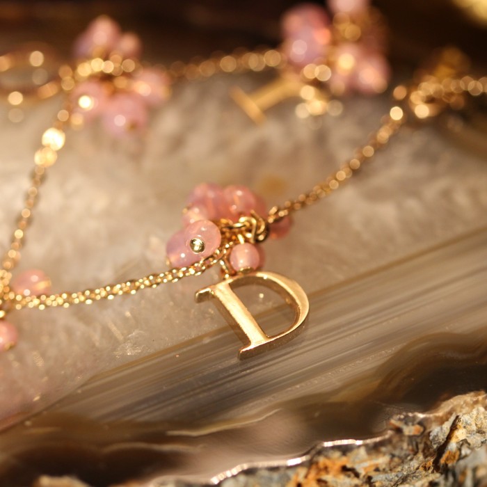 Christian Dior FLOWER LOGO CHAIN BRACELET/クリスチャンディオール 