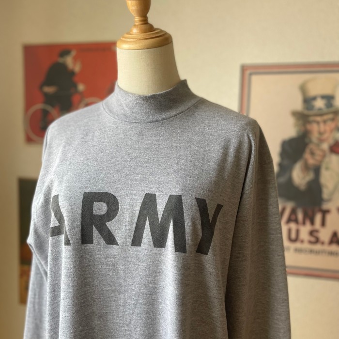 U.S.ARMY IPFU トレーニングシャツ モックネック シャツ アメリカ軍 米軍 | Vintage.City 古着屋、古着コーデ情報を発信