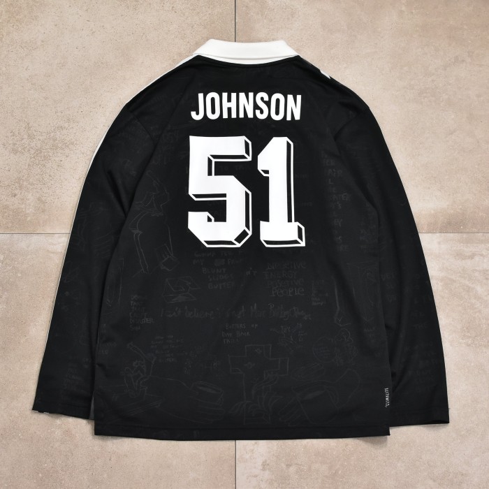 メンズ L相当 adidas アディダス スケートボーディング マークジョンソン サッカー ゲームシャツ ユニフォーム adidas skateboarding #51 M.JOHSON game shirt | Vintage.City 빈티지숍, 빈티지 코디 정보