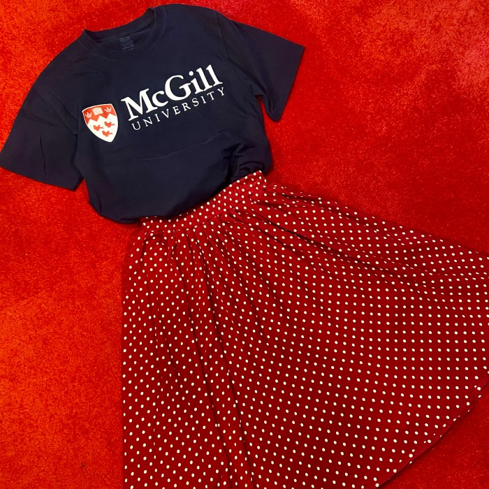 McGill university カレッジロゴTシャツ ネイビー フルーツオブザルーム | Vintage.City Vintage Shops, Vintage Fashion Trends