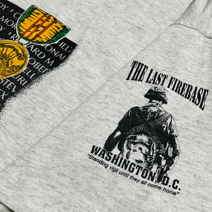 VINTAGE US MILITARY Firebase Washington DC T-shirt ミリタリー アメリカ製 Tシャツ | Vintage.City 빈티지숍, 빈티지 코디 정보