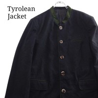 【雰囲気抜群】チロリアンジャケット ウールジャケット ヨーロッパ古着 ブラック系 | Vintage.City 古着屋、古着コーデ情報を発信