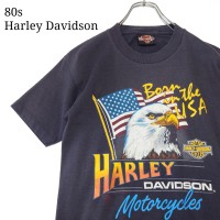 【80s】ハーレーダビッドソン ヴィンテージTシャツ 両面プリント イーグル | Vintage.City 빈티지숍, 빈티지 코디 정보