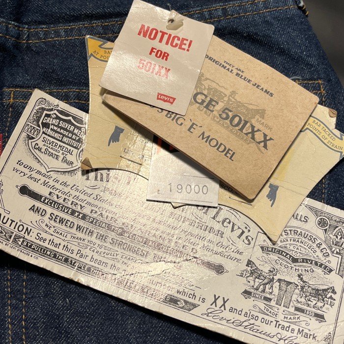 Levi’s 501 For over 110 years デッドストック | Vintage.City 빈티지숍, 빈티지 코디 정보