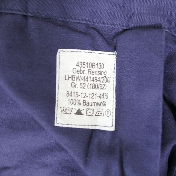 USED 52 HBT Blue work pants -GERMAN ARMY- | Vintage.City 古着屋、古着コーデ情報を発信