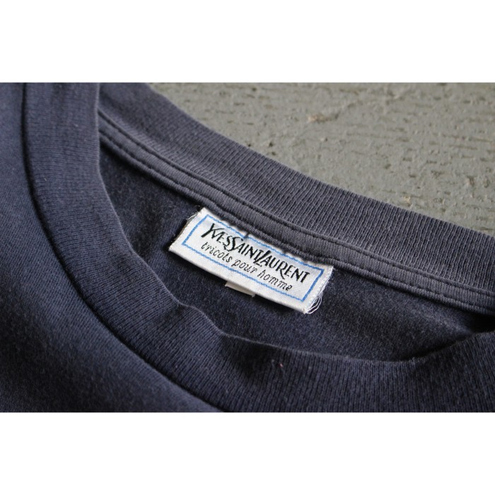 80's Yves Saint Laurent Y.S.L. logo Tee | Vintage.City 古着屋、古着コーデ情報を発信