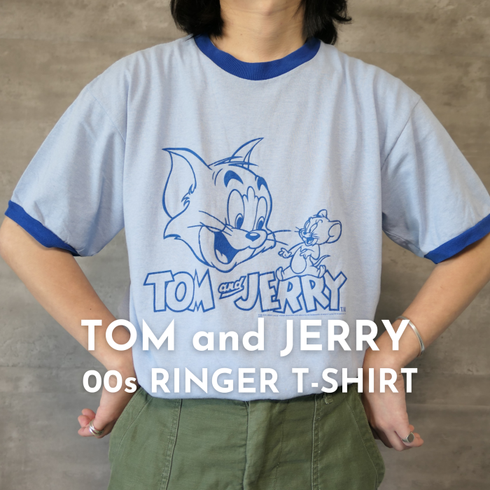 VINTAGE 00s L Ringer T-shirt -TOM and JERRY- | Vintage.City 古着屋、古着コーデ情報を発信