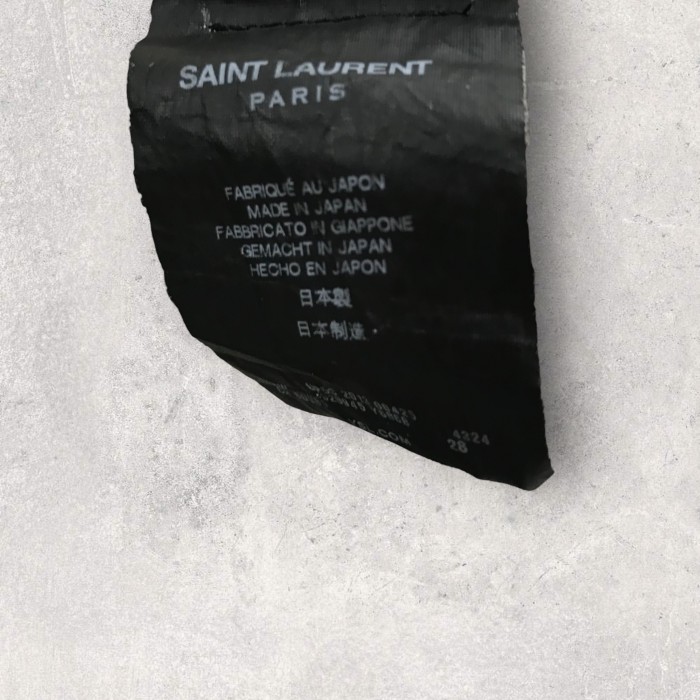 SAINT LAURENT PARIS　 13AW デストロイクラッシュカコウスキニーデニムパンツ | Vintage.City 古着屋、古着コーデ情報を発信